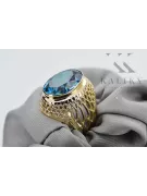 Ring Vintage Aquamarin 14 Karat Gelbgold vrc089y